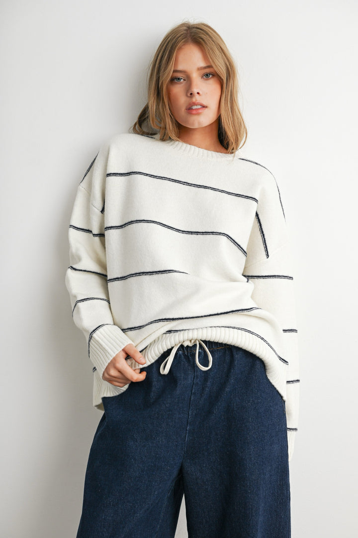 Casual Striped Sweater