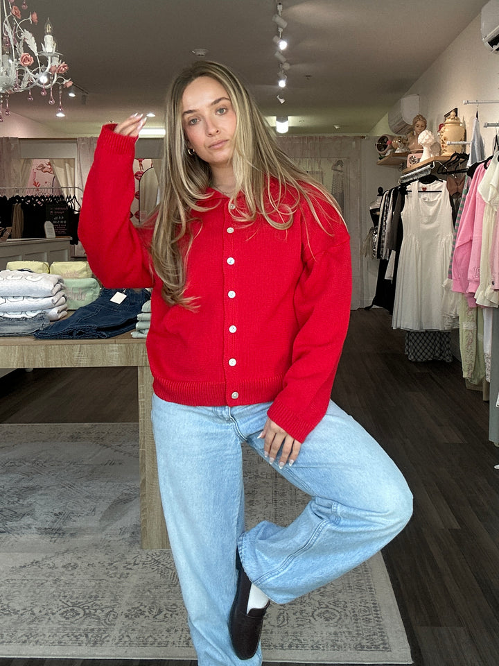 Long Sleeve Cotton Sweater
