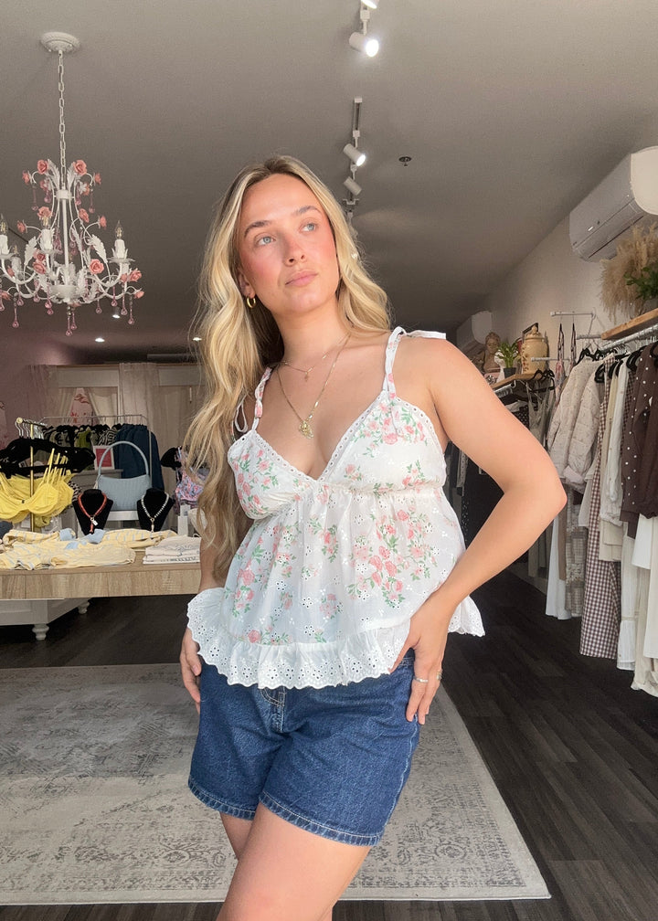 Floral Lace Cami
