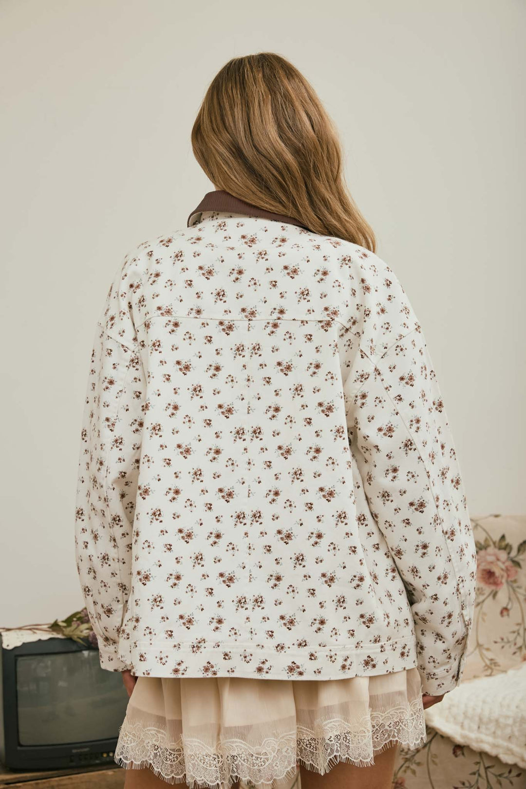 Floral Print Fall Jacket