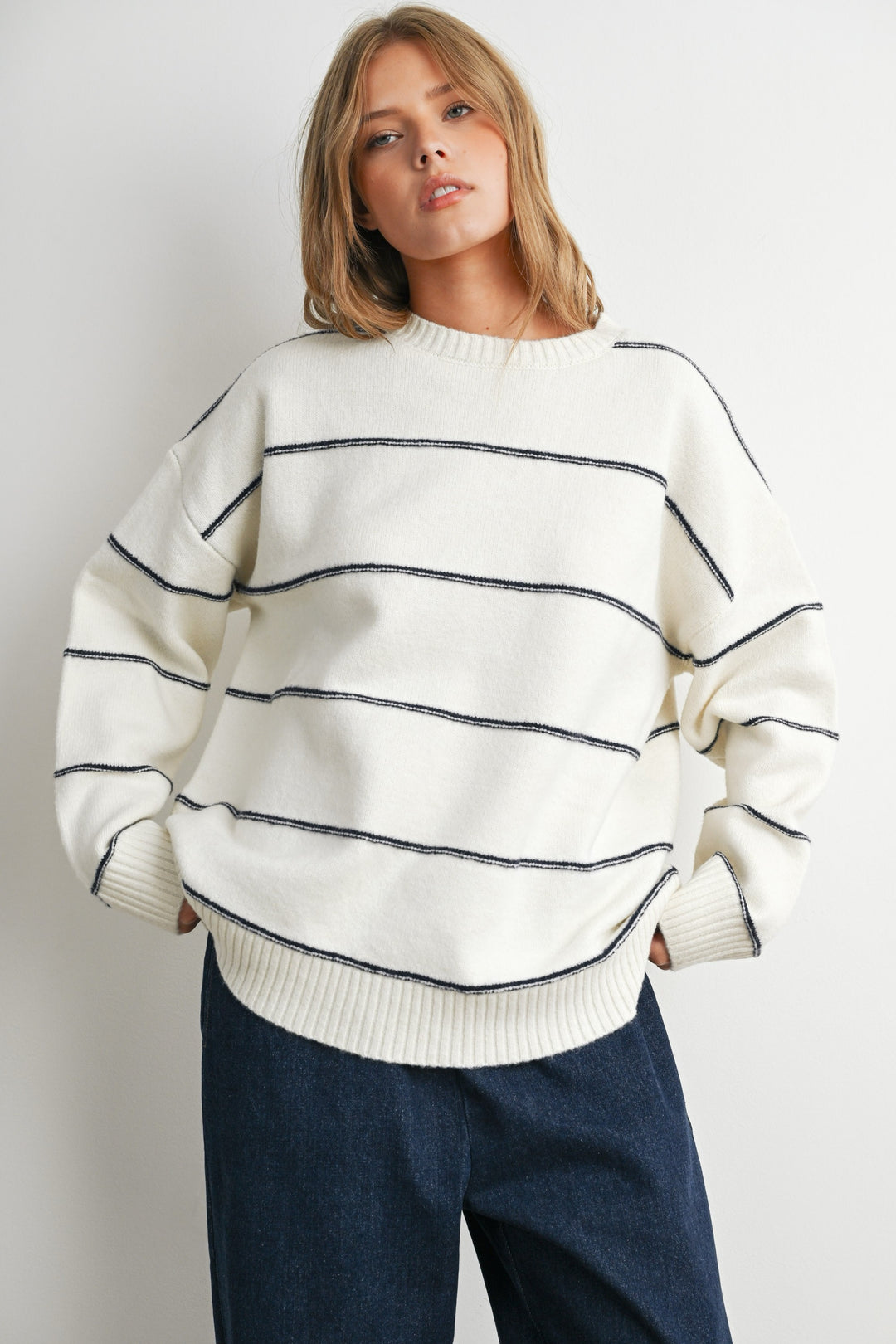 Casual Striped Sweater