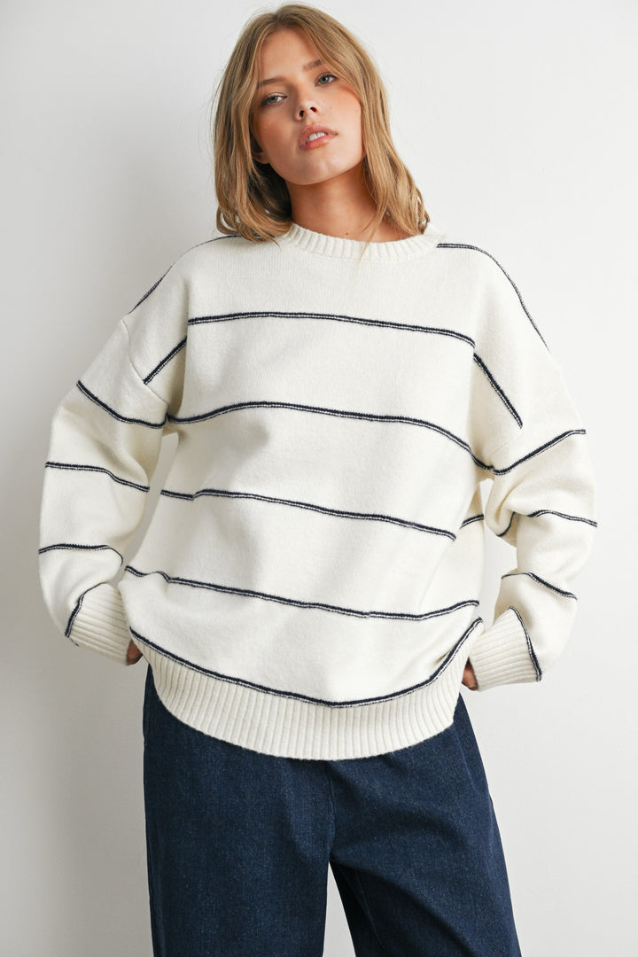 Casual Striped Sweater