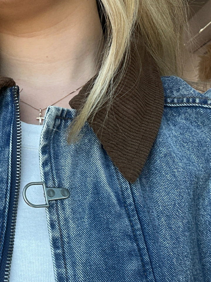 Latch Hook Denim Jacket