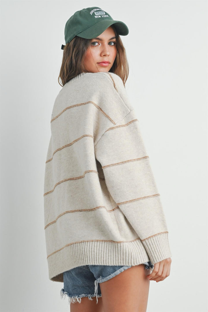 Casual Striped Sweater