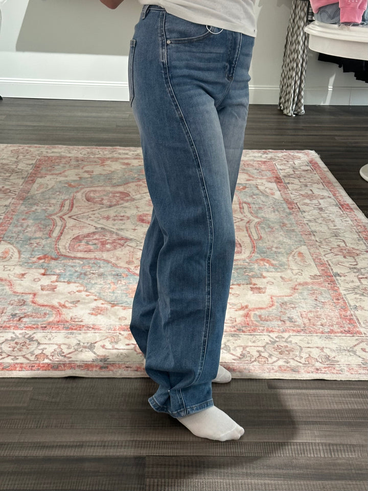 Denim Barrel Baggy Jean
