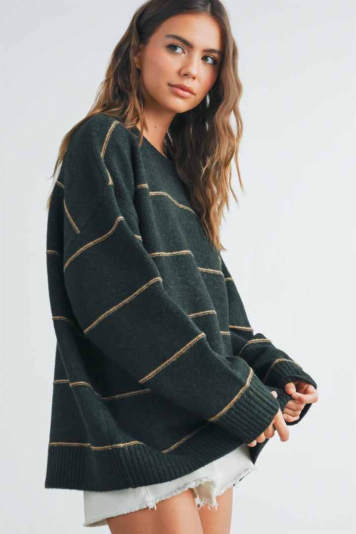Casual Striped Sweater