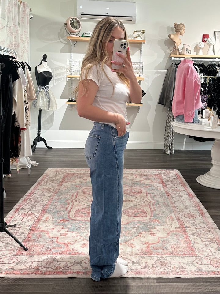 Denim Barrel Baggy Jean