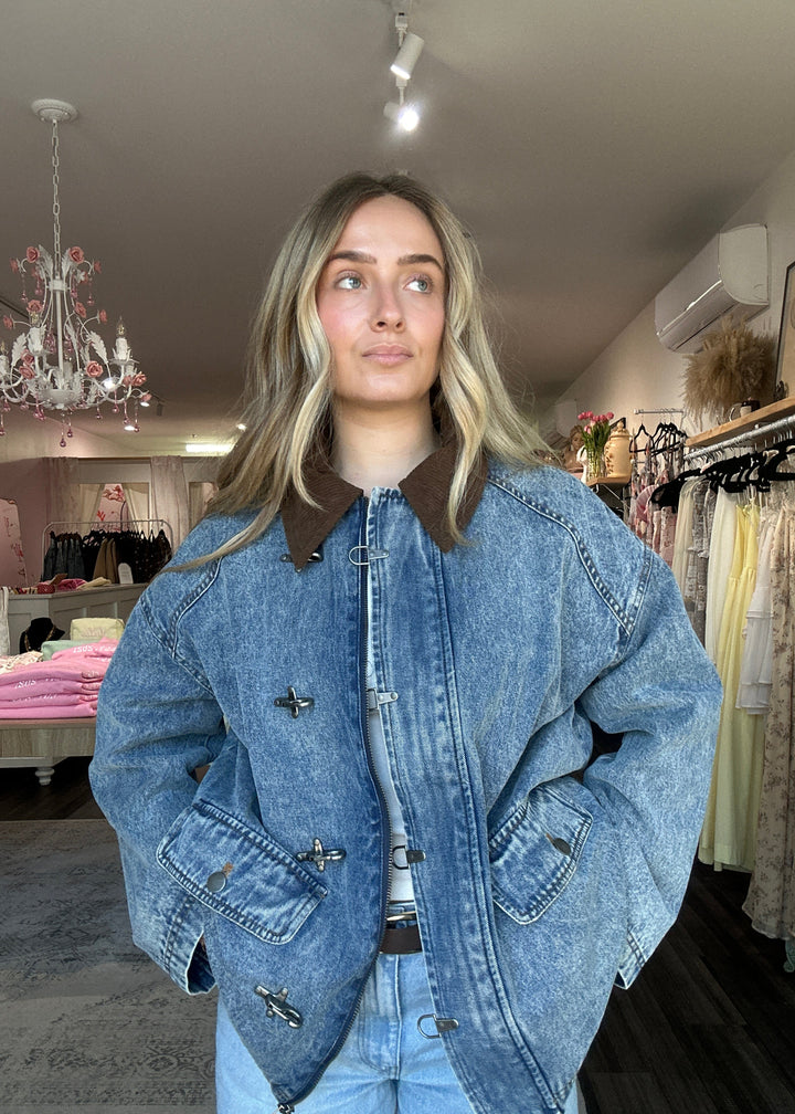 Latch Hook Denim Jacket