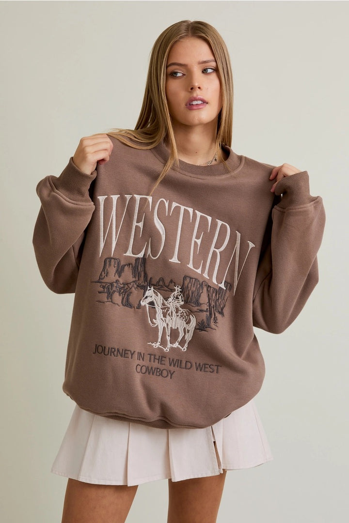 Western Winter Crewneck