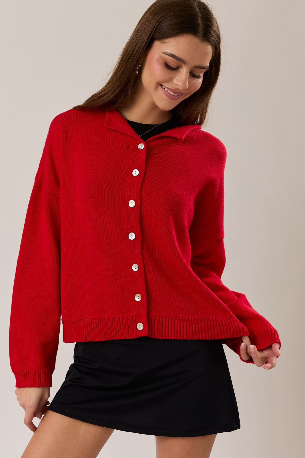 Long Sleeve Cotton Sweater