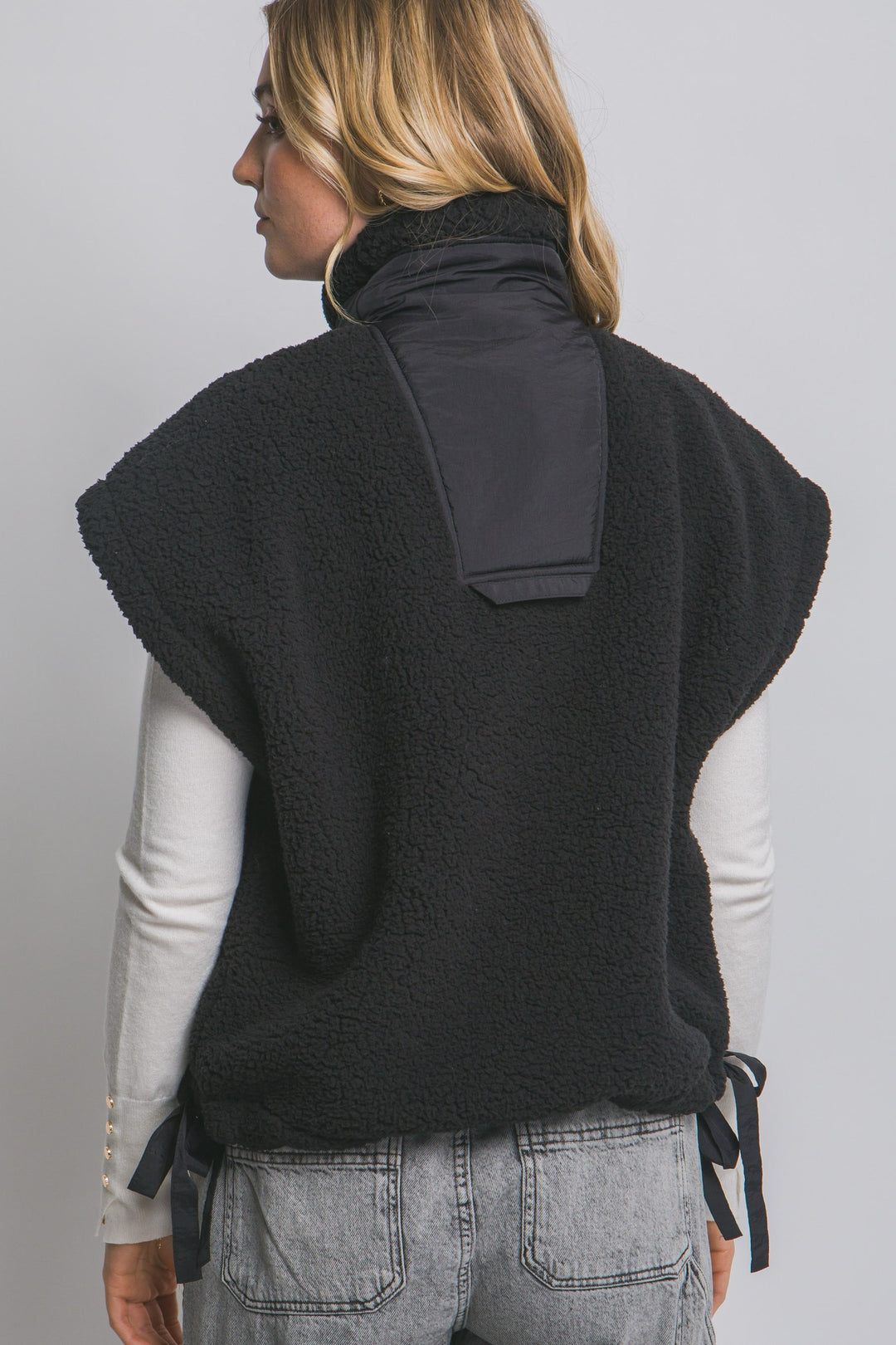 Teddy Sherpa Oversized Vest