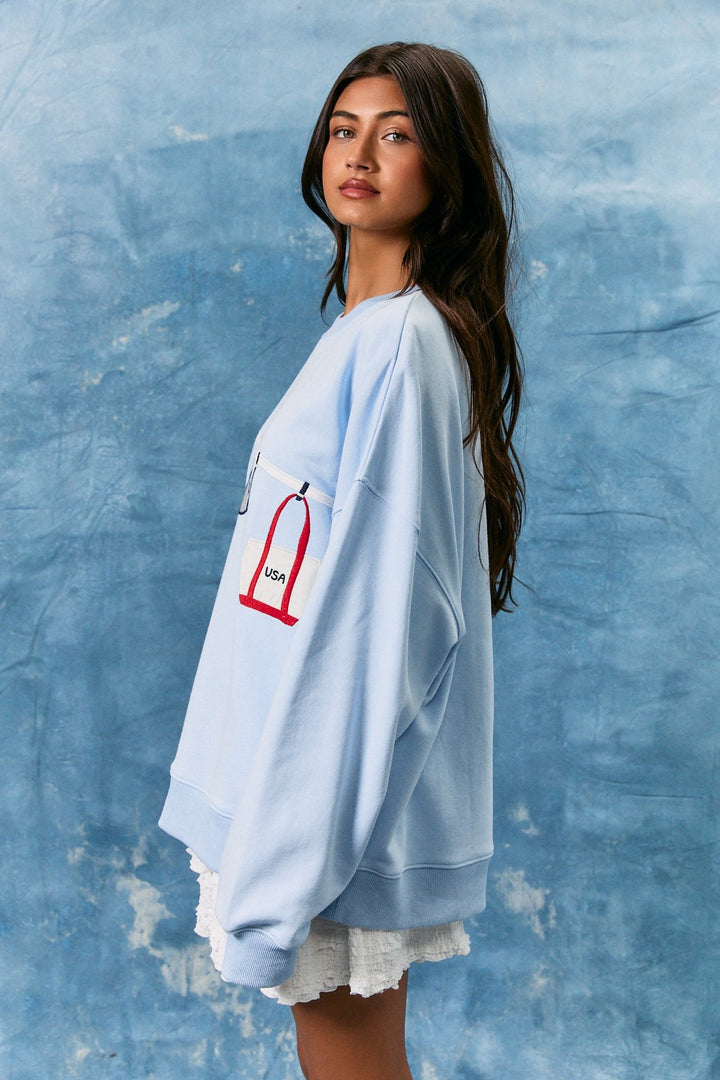 American Nights Crewneck