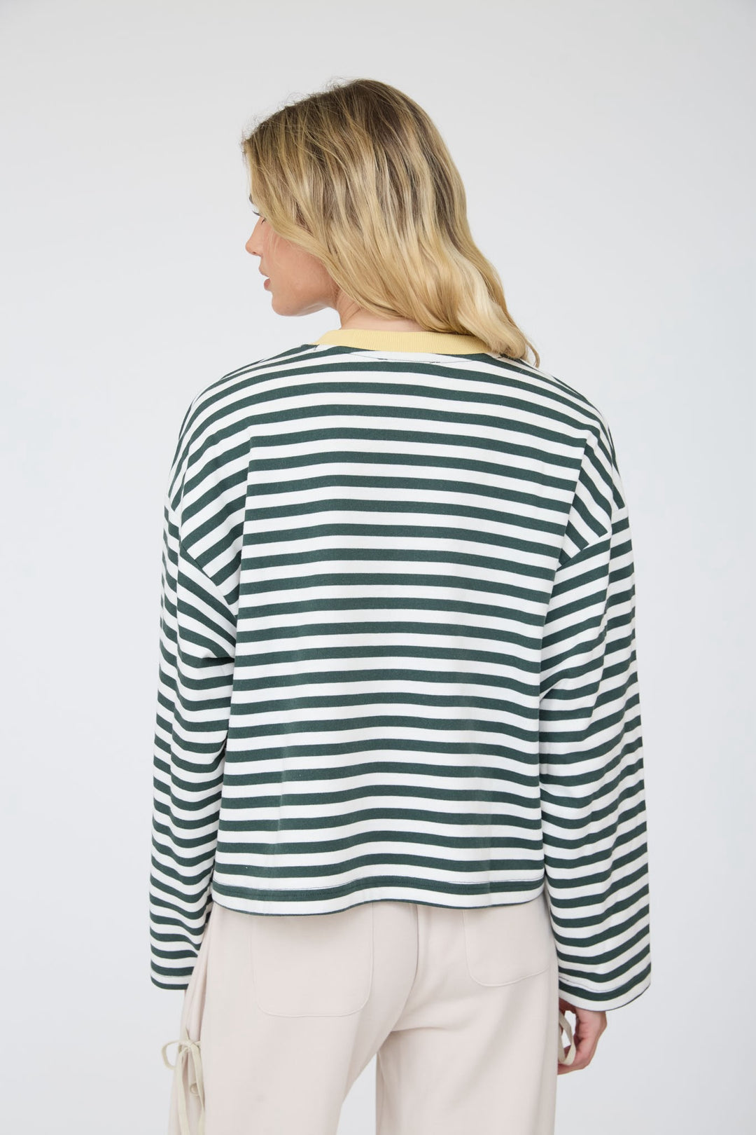 Long Sleeve Boxy Knit Top