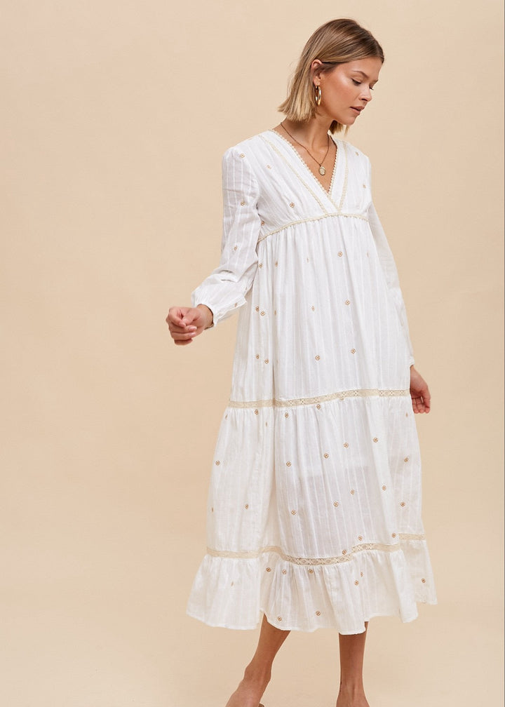 Vintage Charm Cotton Dress