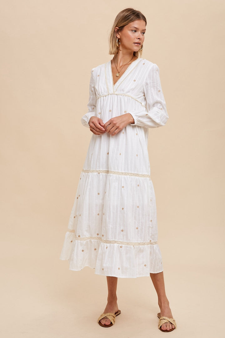 Vintage Charm Cotton Dress