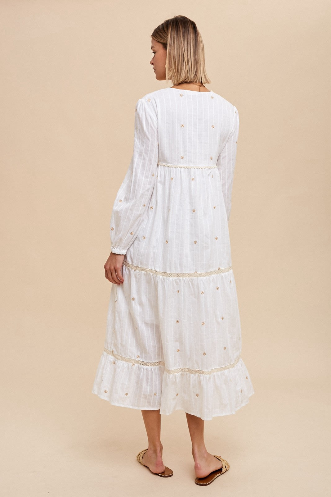 Vintage Charm Cotton Dress