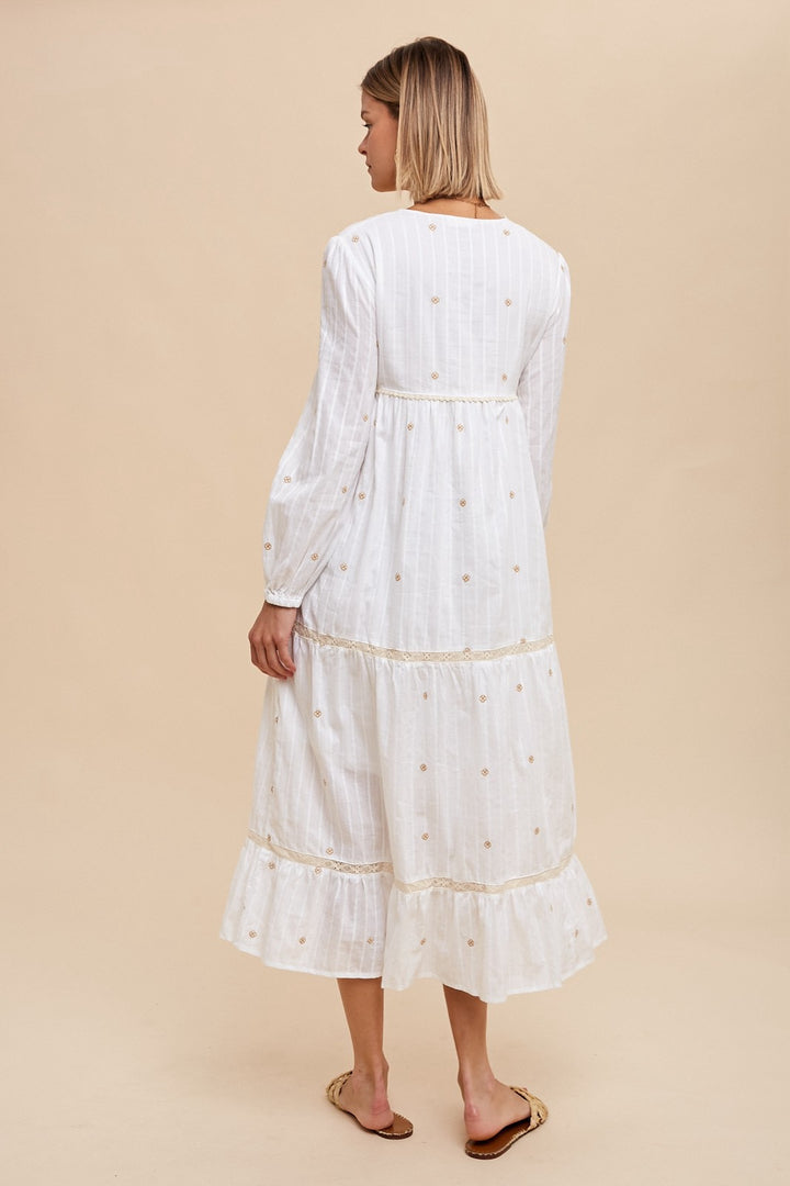 Vintage Charm Cotton Dress