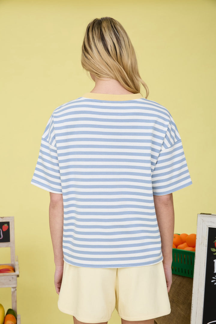 Striped Cotton Tee