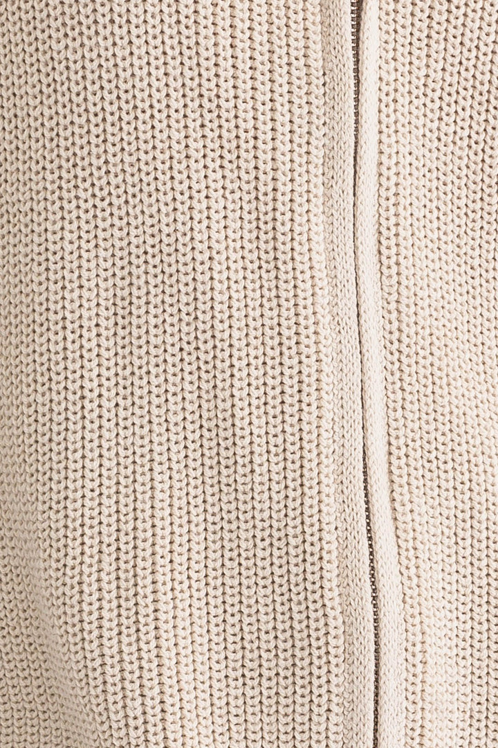 Oversized Zip Up Cardigan