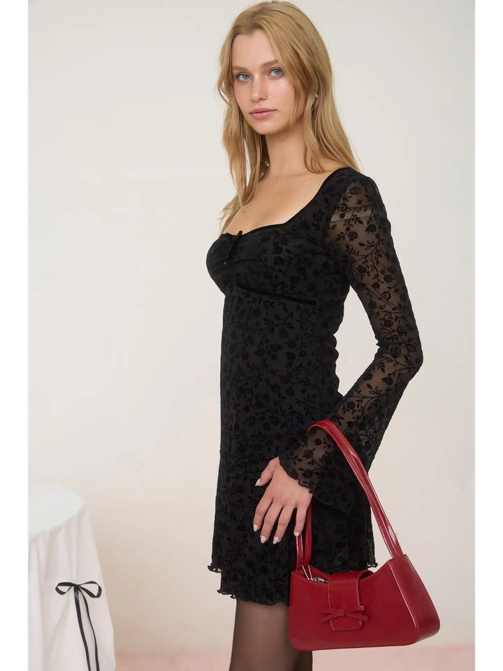 Holiday Velvet Mini Dress