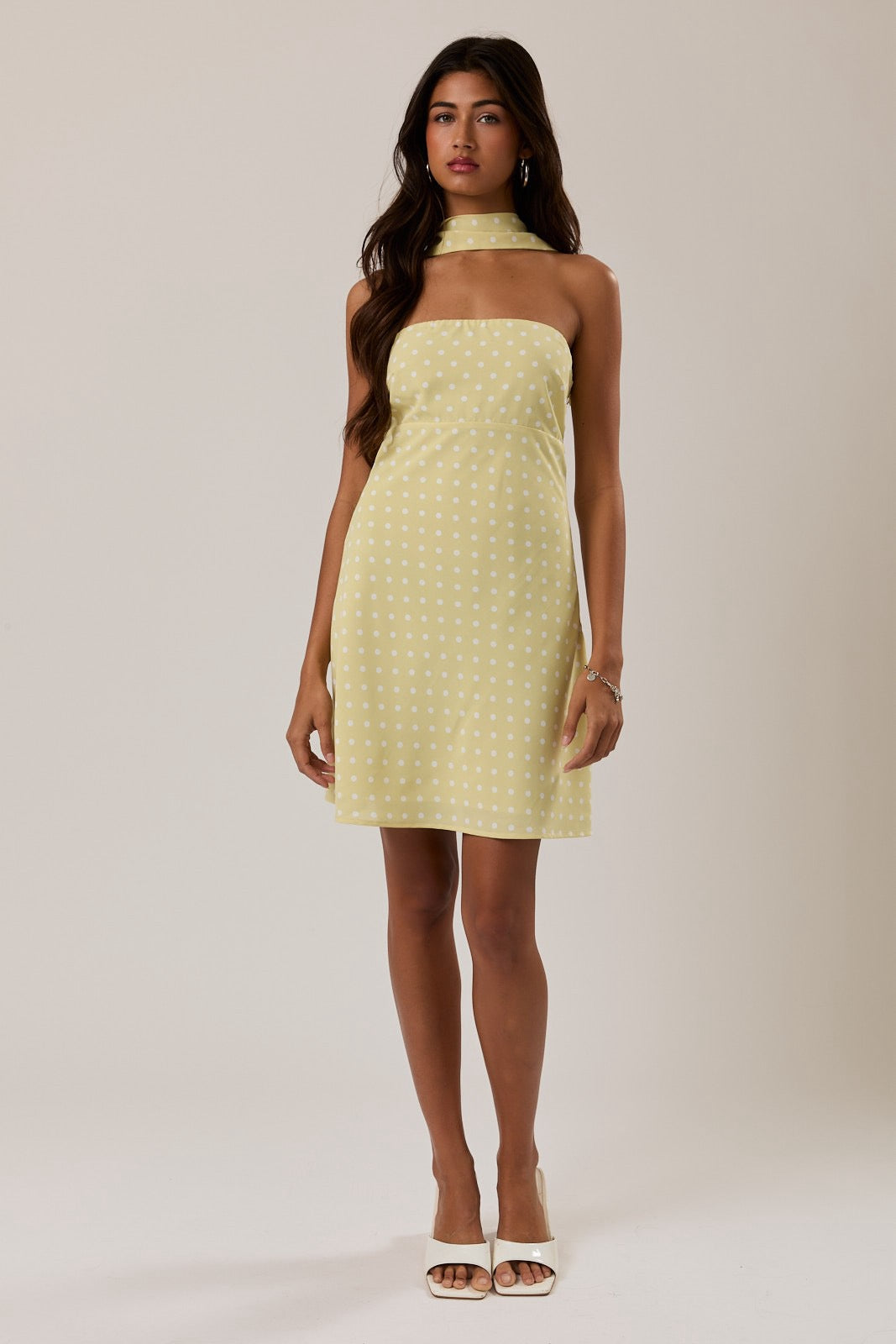 Polka Dot Mini Dress