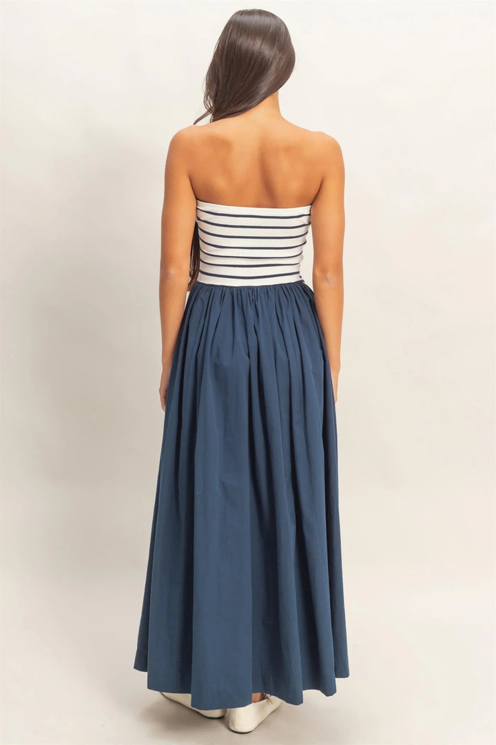 East Coast Love Strapless Maxi Dress