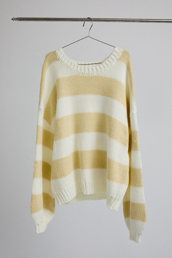 Sweet Like Honey Striped Sweater