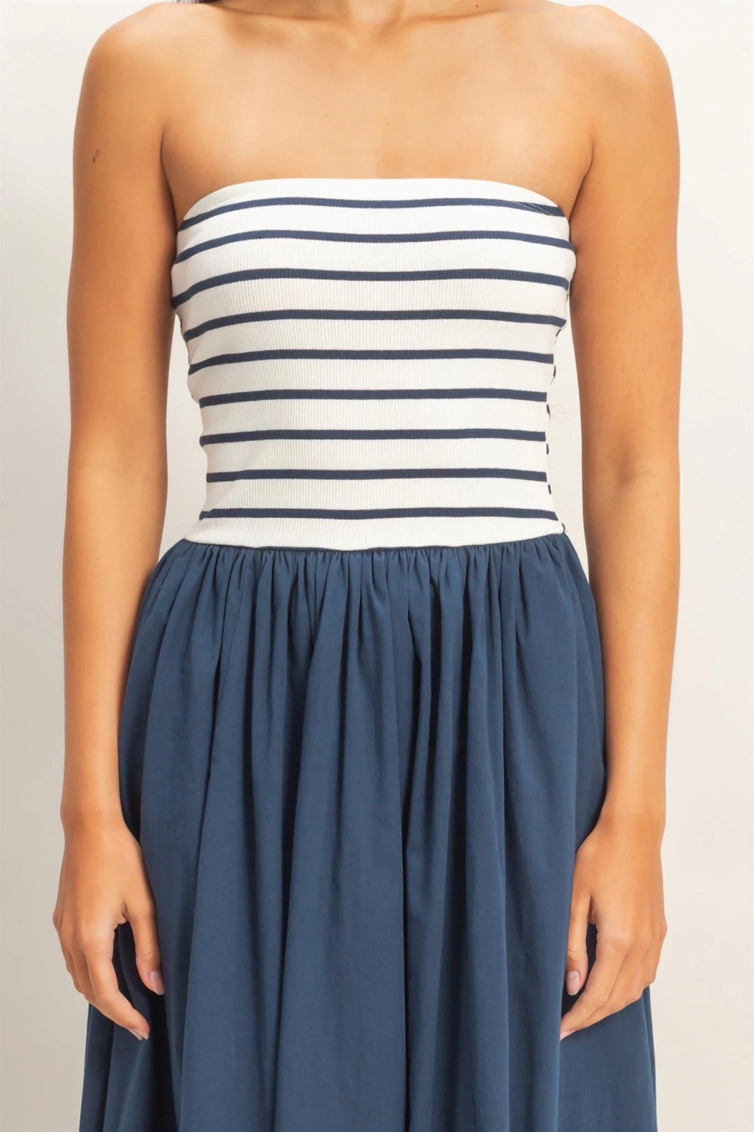 East Coast Love Strapless Maxi Dress