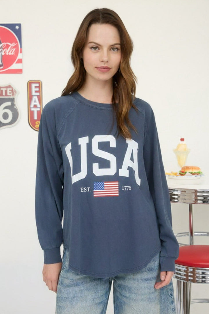 USA Long Sleeve Top