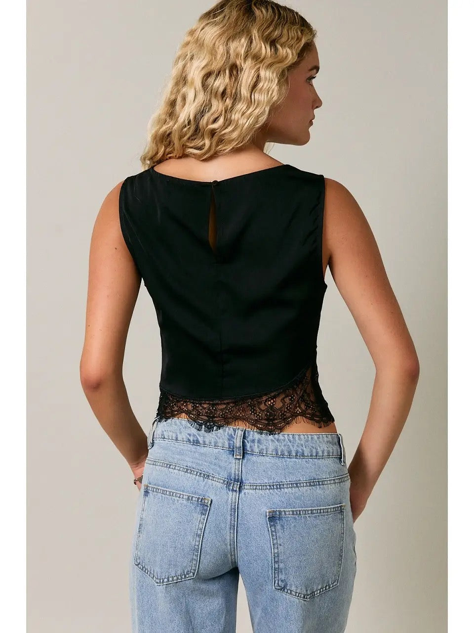 Into The Night Lace Top