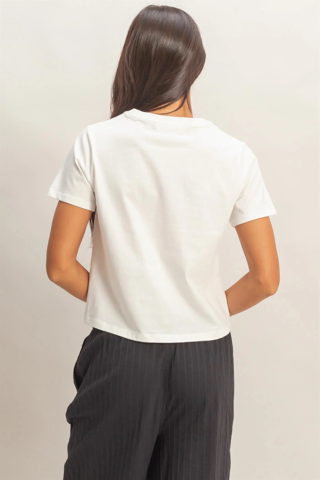 Crewneck Cotton Tee