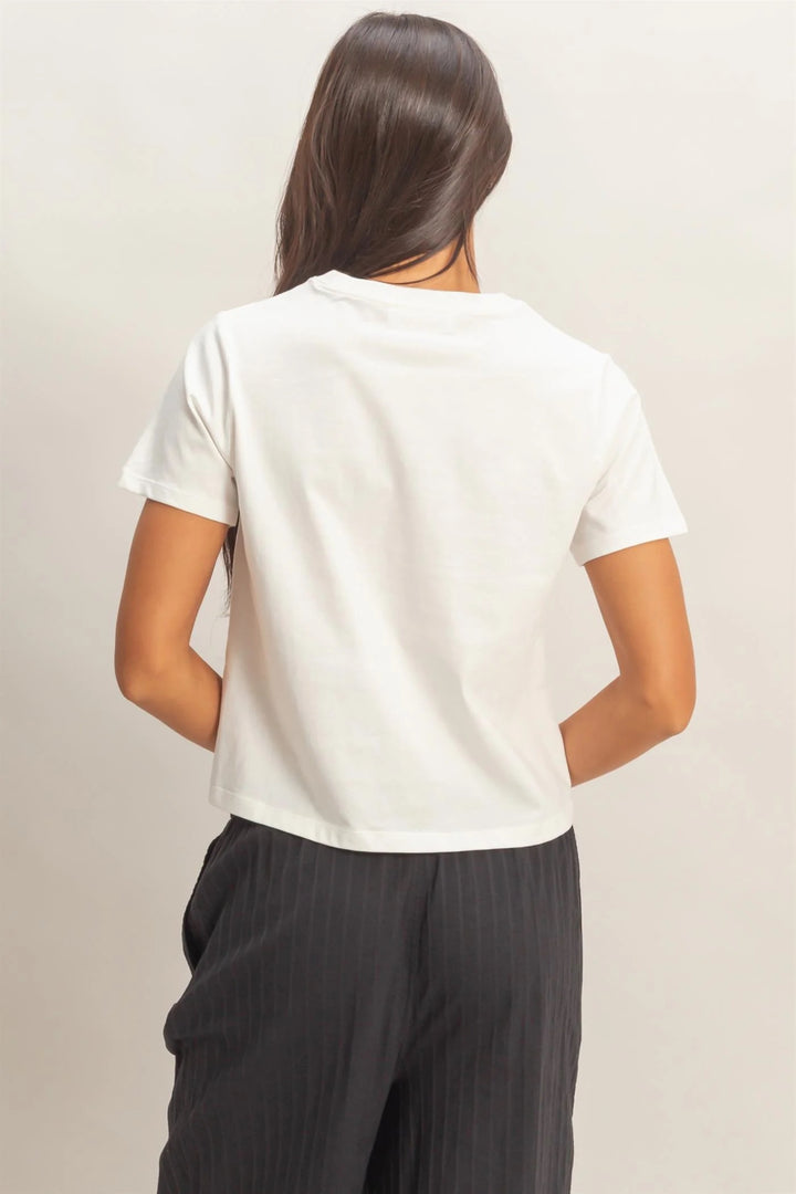 Crewneck Cotton Tee