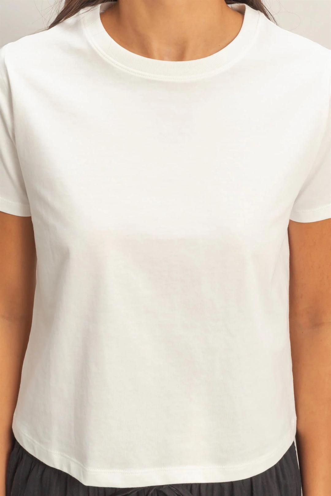 Crewneck Cotton Tee