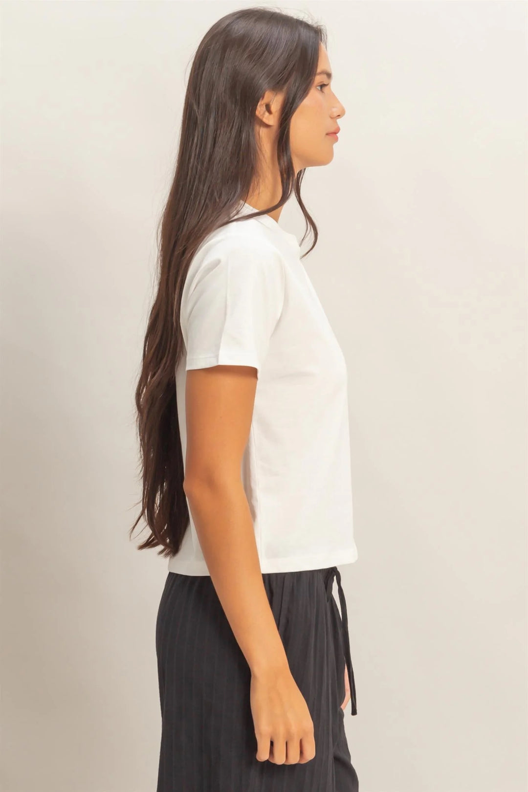 Crewneck Cotton Tee