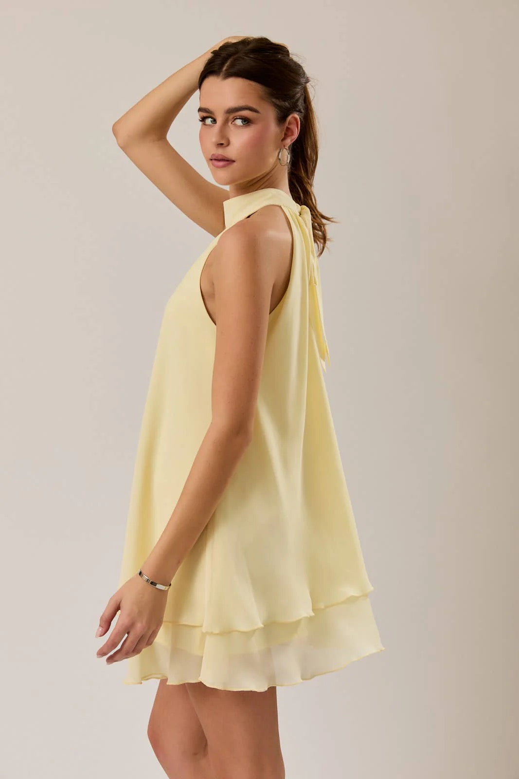 Butter Yellow Mini Dress