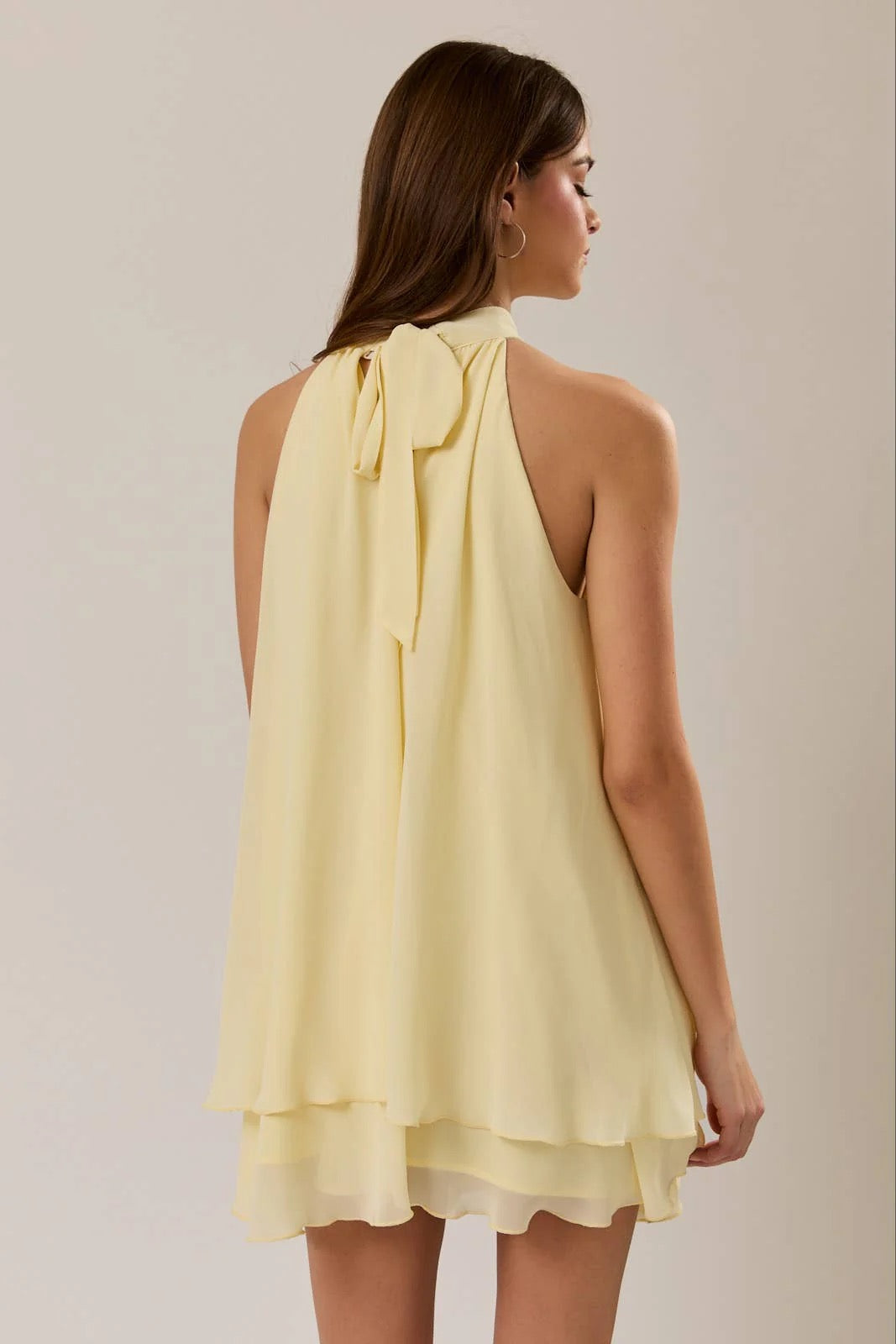 Butter Yellow Mini Dress
