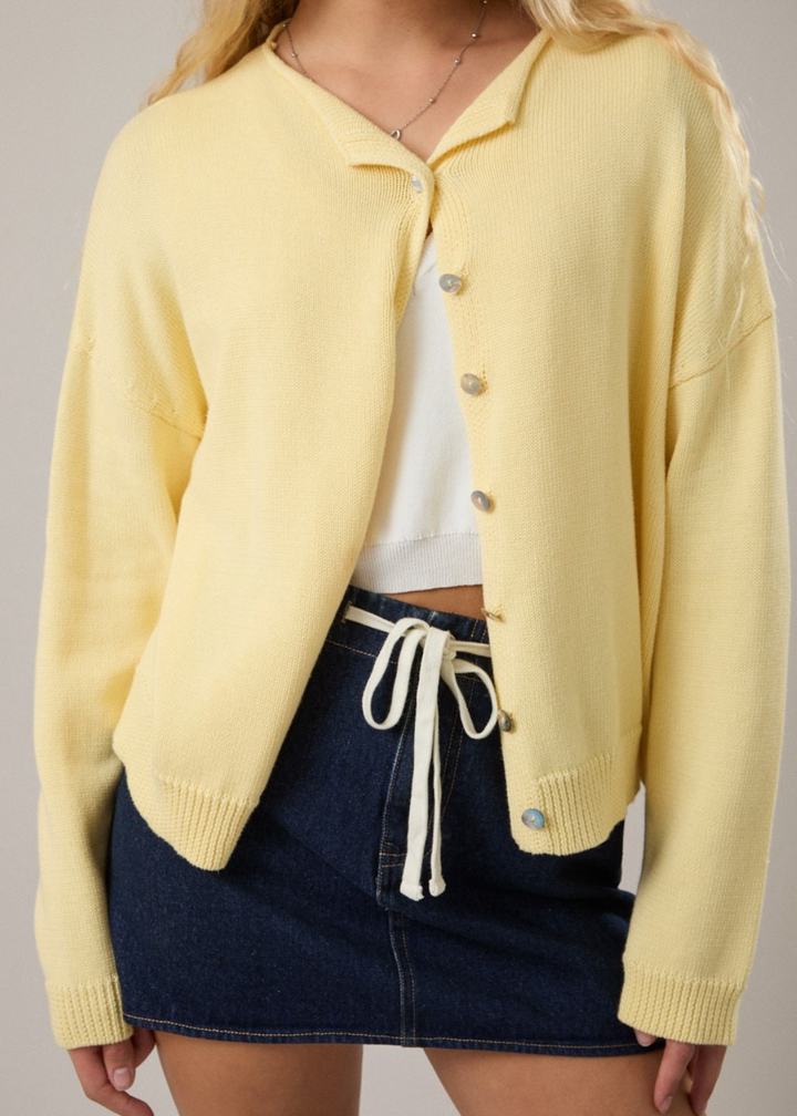 Long Sleeve Cotton Sweater