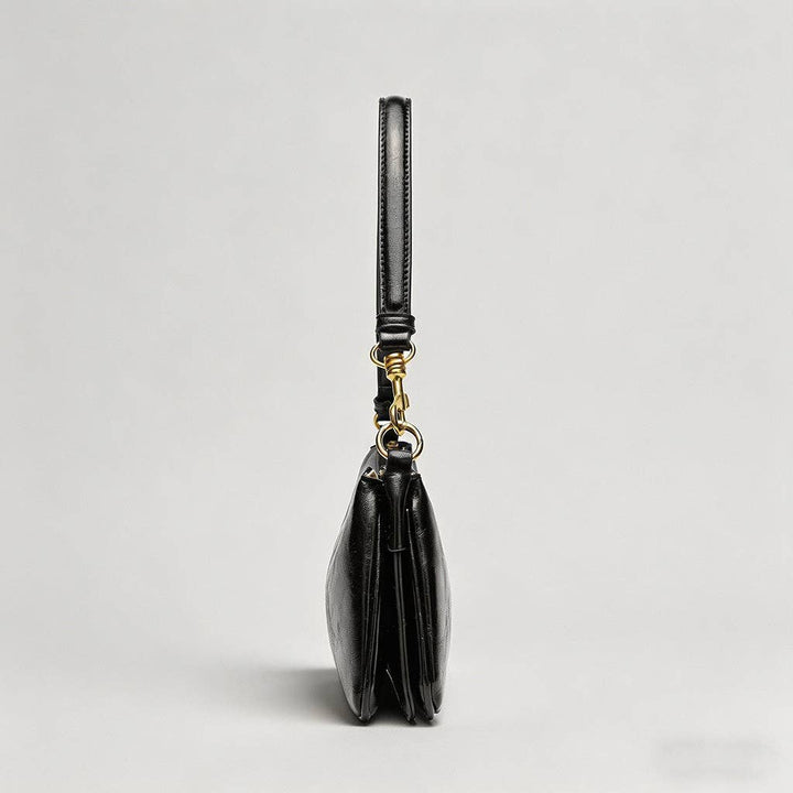 Vintage Oil-Wax Leather Shoulder Bag