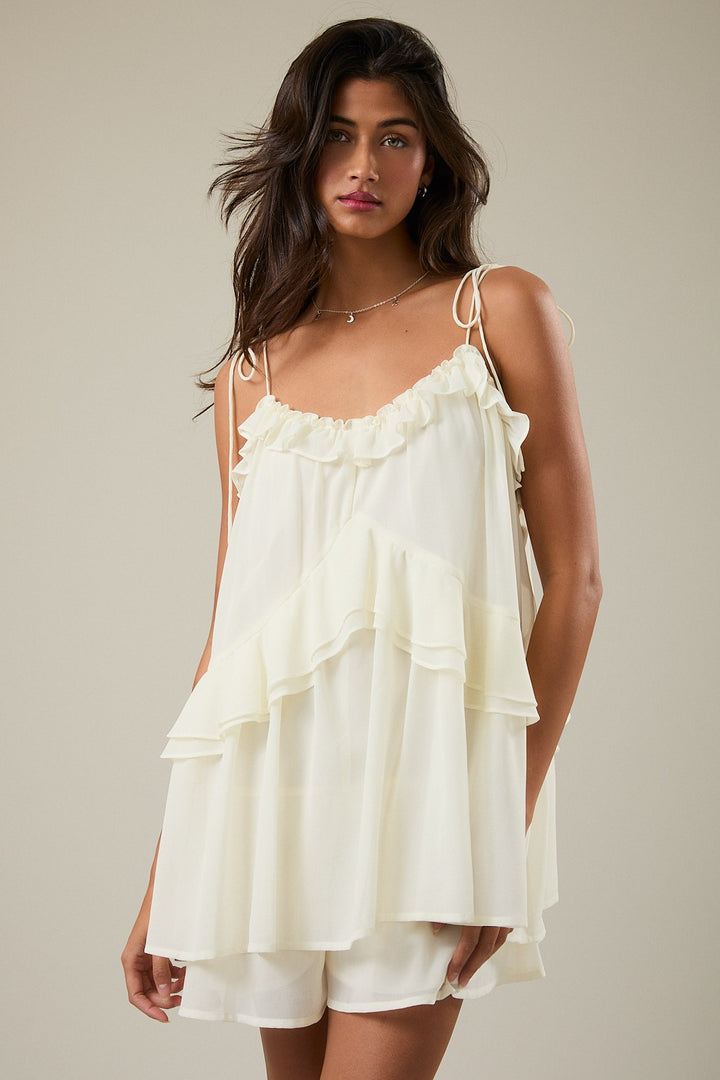 Tiered Chic Romper