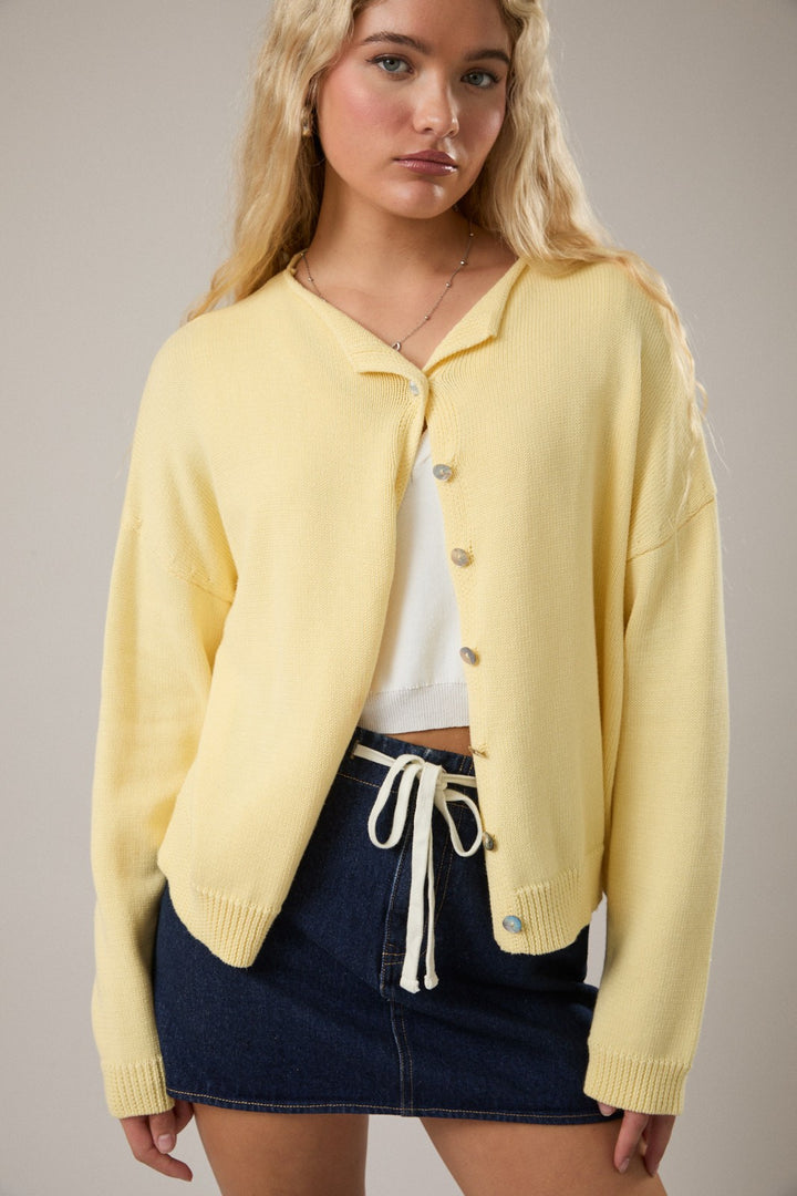Long Sleeve Cotton Sweater