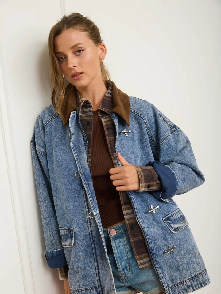 Latch Hook Denim Jacket