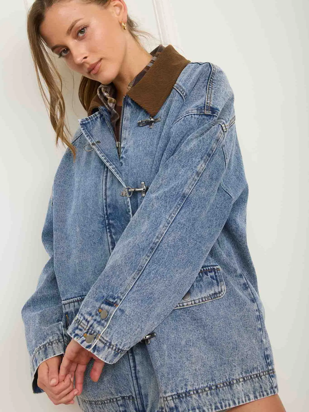 Latch Hook Denim Jacket