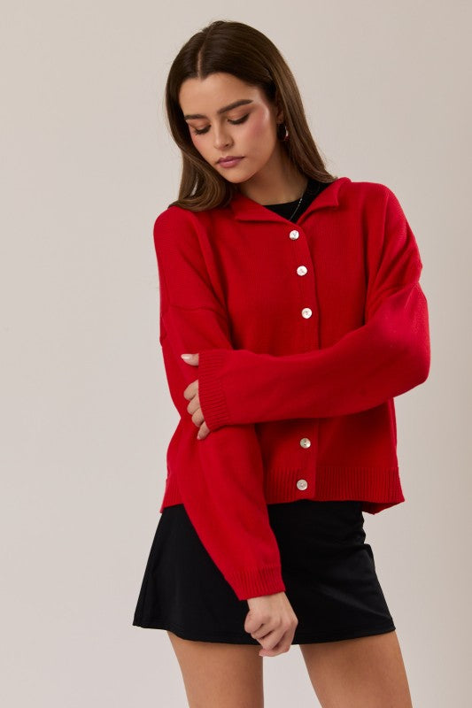 Long Sleeve Cotton Sweater