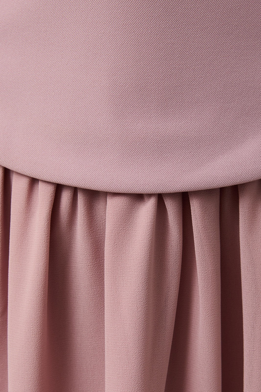 Strapless Blush Midi Dress