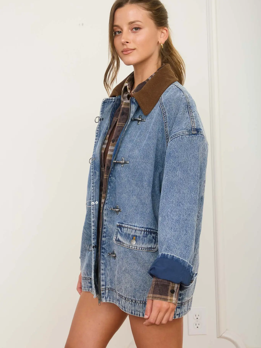 Latch Hook Denim Jacket
