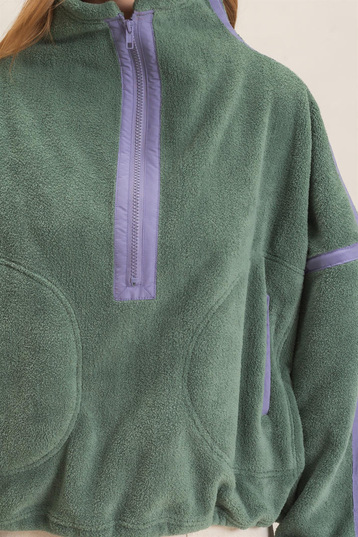 Half Zip Fleece Pullover
