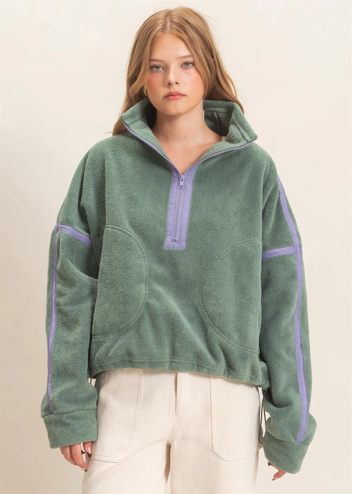 Half Zip Fleece Pullover